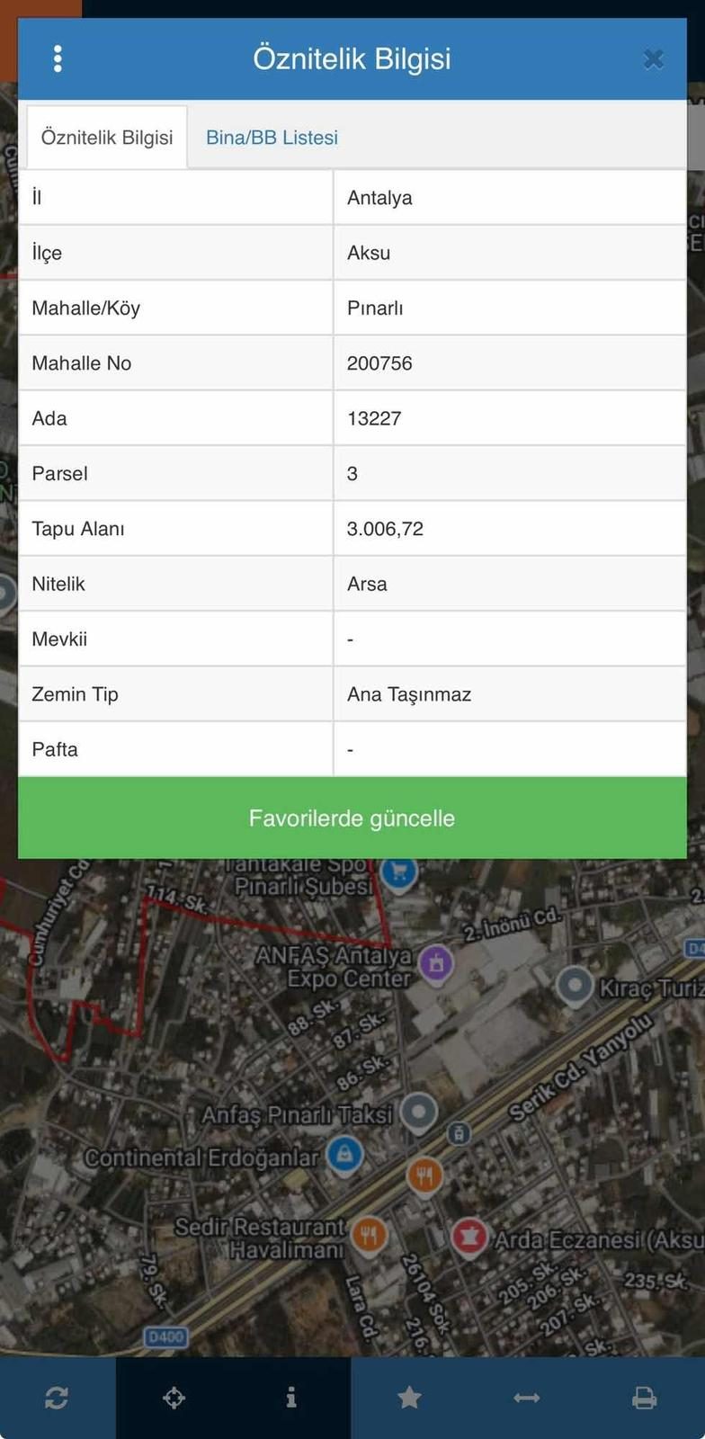 Aksu Pınarlıda 3 Dönüm Arsa