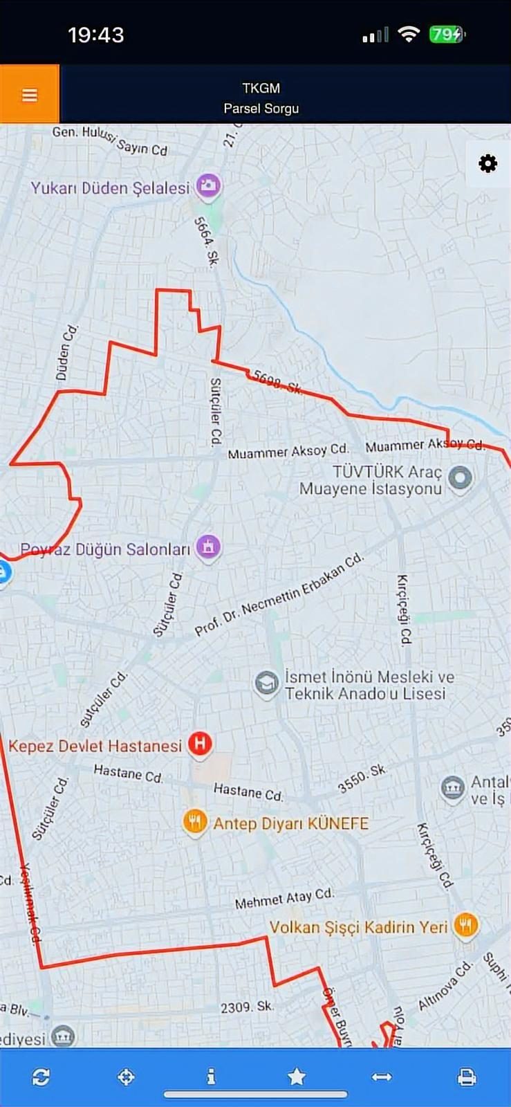 Kepez Devlet Hastanesine 150 Metre Mesafede Konut + Ticari Arsa