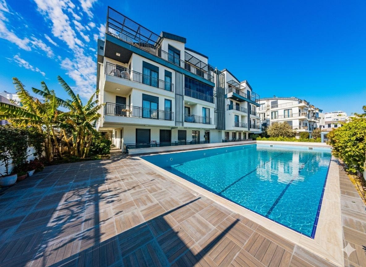 K.otoparklı,havuzlu Olıvıumada Sitesi Yerden Isıtmalı Daire