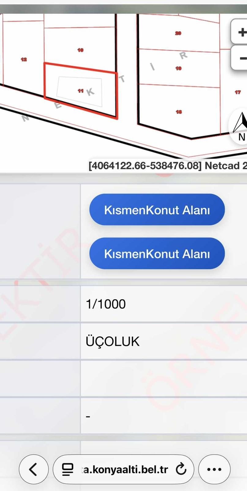 Üçolukta Satılık Köşe Vılla Parselı