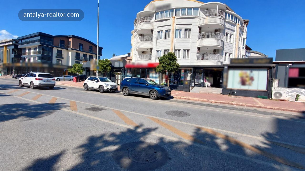 Коммерческий магазин площадью 250 м² на муниципальной улице в Арапсую, Коньяалты