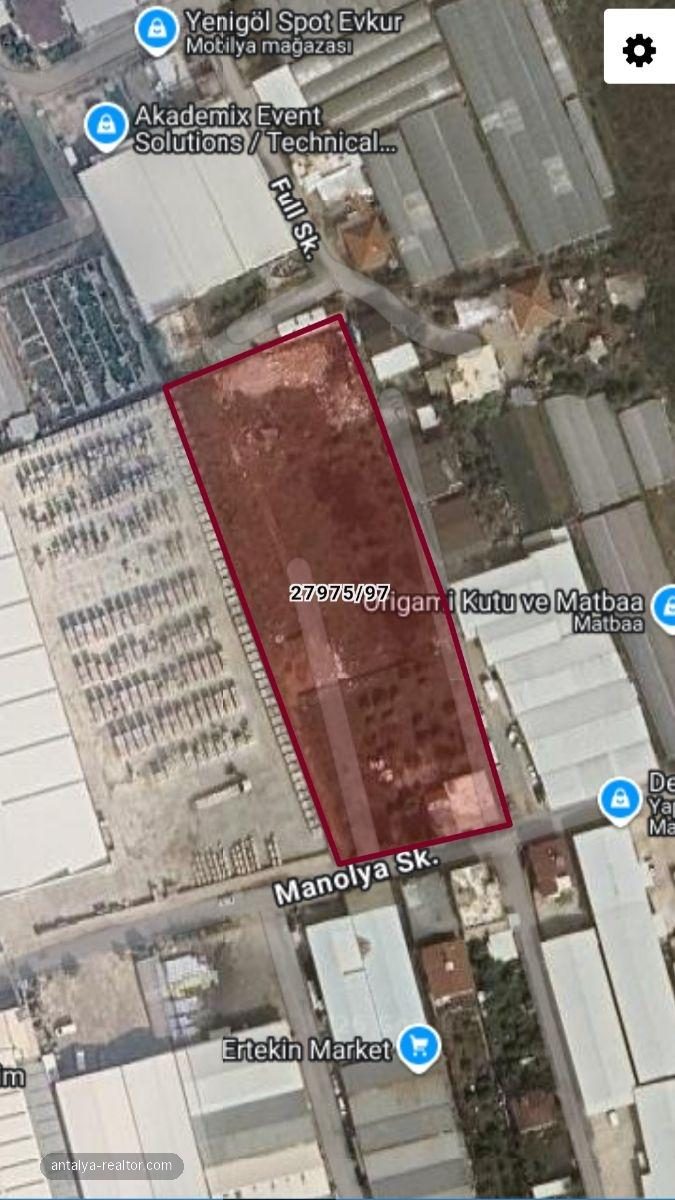 Yenigöl Mahallesi'nde 4300 M² Depo Arazisi