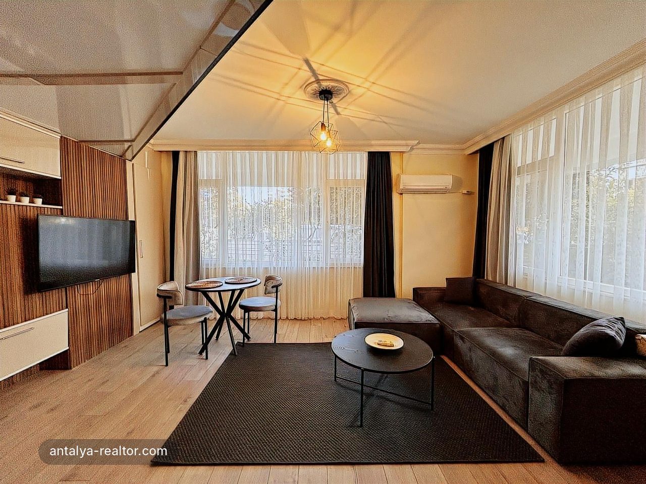 Şirinyalı Oğul Mimari Yapım Sıfır Eşyalı Kiralık 1+1 Bahçe Katı