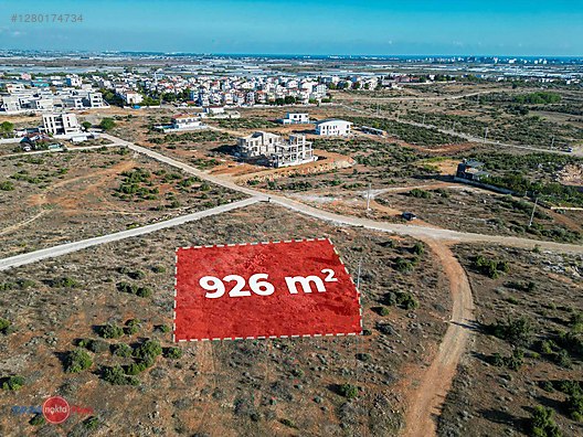 AKSU KARAÇALI'DA İMARLI YATIRIMA UYGUN 926 MT DENİZ GÖREN ARSA