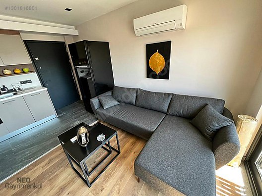 GÜZELOBA MERKEZ'de SİTE İÇİNDE 1+1 KATTA EŞYALI KİRALIK DAİRE