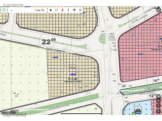 ALTINOVA DA İMAR SINIRINDA 2 YOL CEPHELİ SATILIK 1204 M2