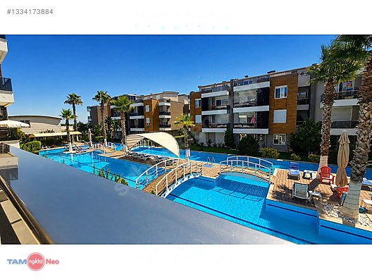 DEMİRPARK REZİDANS'TA HAVUZ MANZARALI KİRALIK EŞYALI 2+1 DAİRE