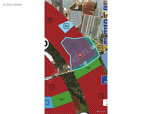 В ГАЗИЛЕРАХ КЕПЕЗА БОЛЬШОЙ КОММЕРЧЕСКИЙ УЧАСТОК 19.108 М² | E=1.00