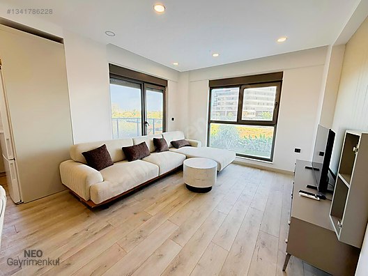Full özellikli sitede sıfır eşyalı 2 + 1 kiralık daire