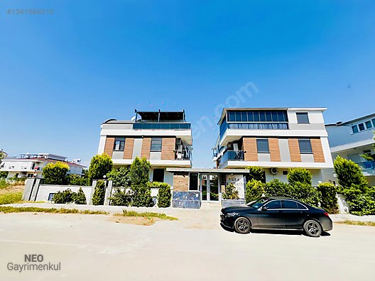Güzeloba da havuzlu 3+1 satılık daire